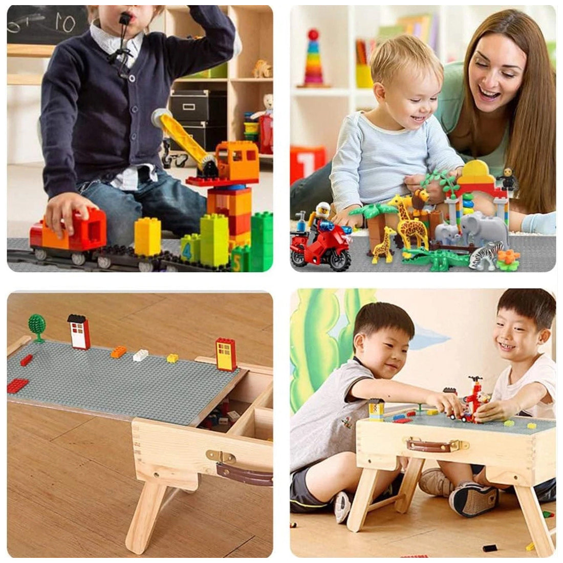 9pcs  Baseboard, Educational Accessories, Toy Baseboard, Wall Base