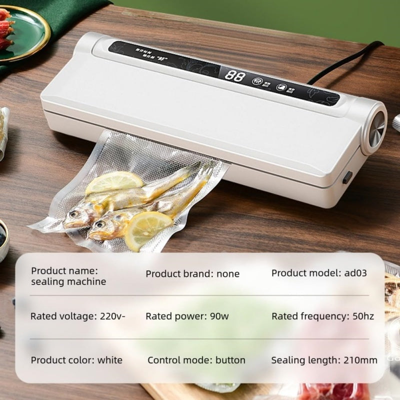 Vacuum Sealer Machine Food Saver Powerful Sealing System  20 Free Bags