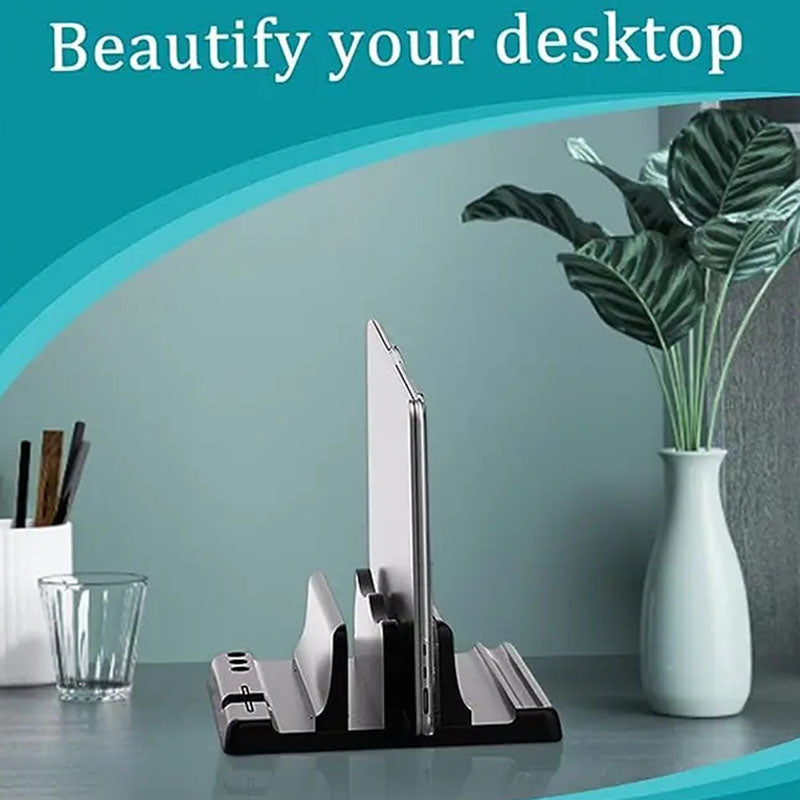 Notebook Convenience Rack Bracket Desktop Tablet Vertical Vertical Storage Riser With Cooling Function Base
