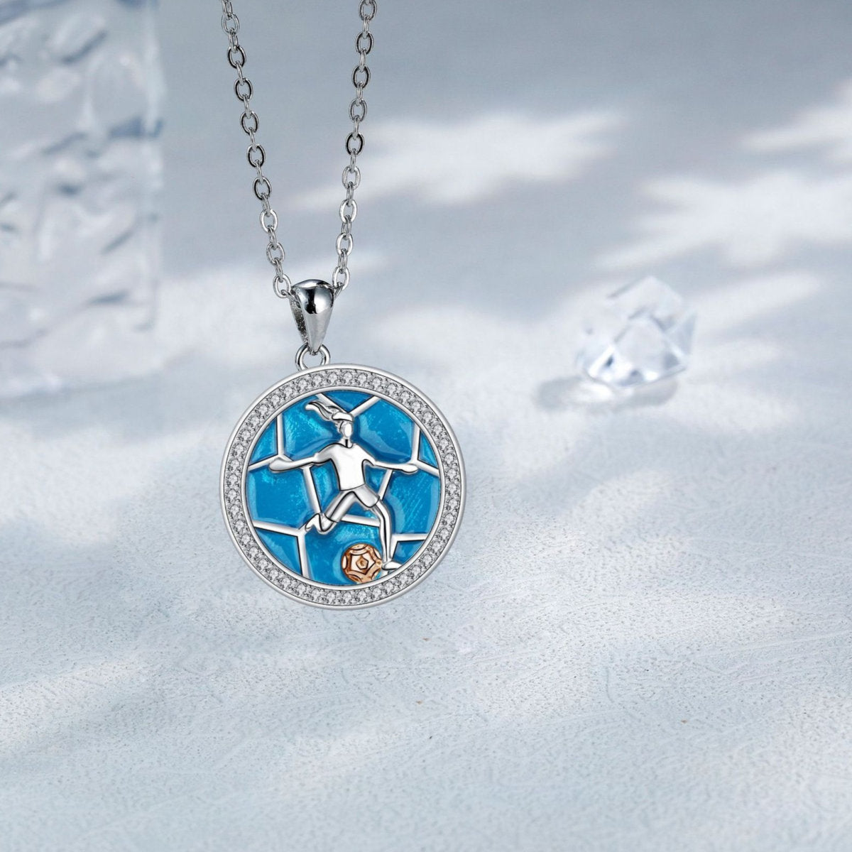 Football Necklace New Accessories Personality Design