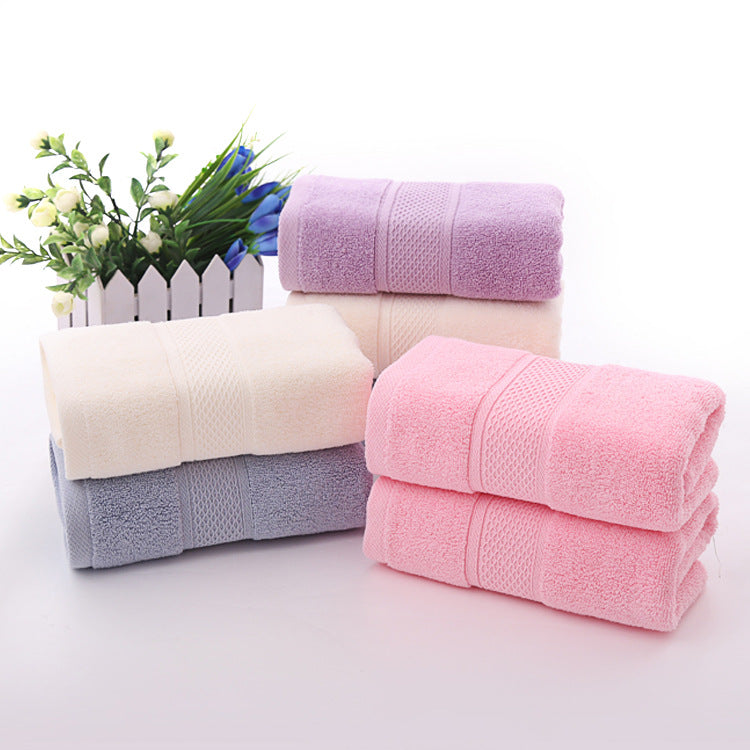 Pure Cotton 40-Single-Yarn Towel Face Cloth Set Thickened For Home Use