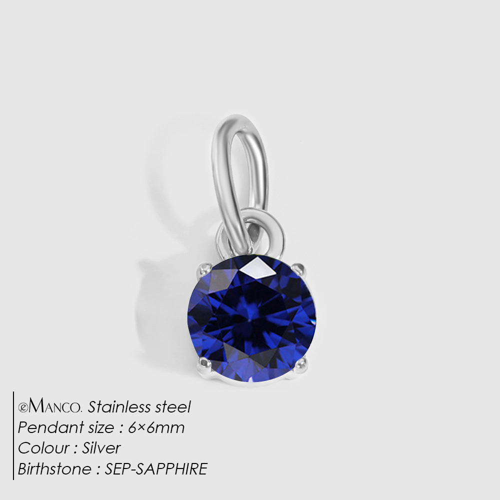 DIY Jewelry Accessories Stainless Steel Pendant Charms