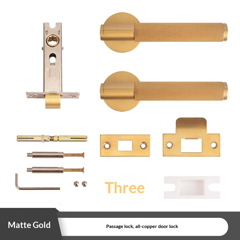 Keyless Door Handle For Home Bathrooms