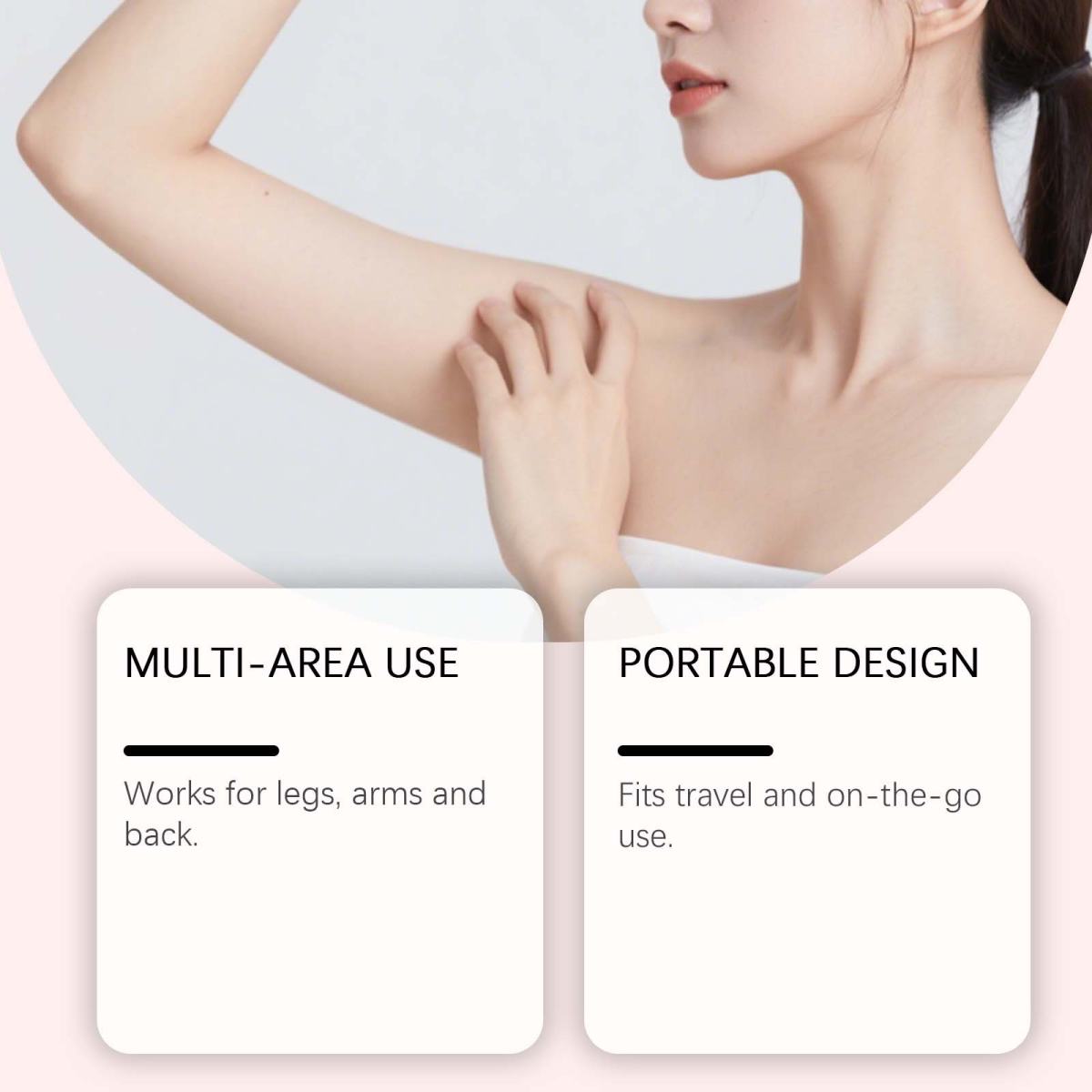 Portable Painless Hair Removal Device