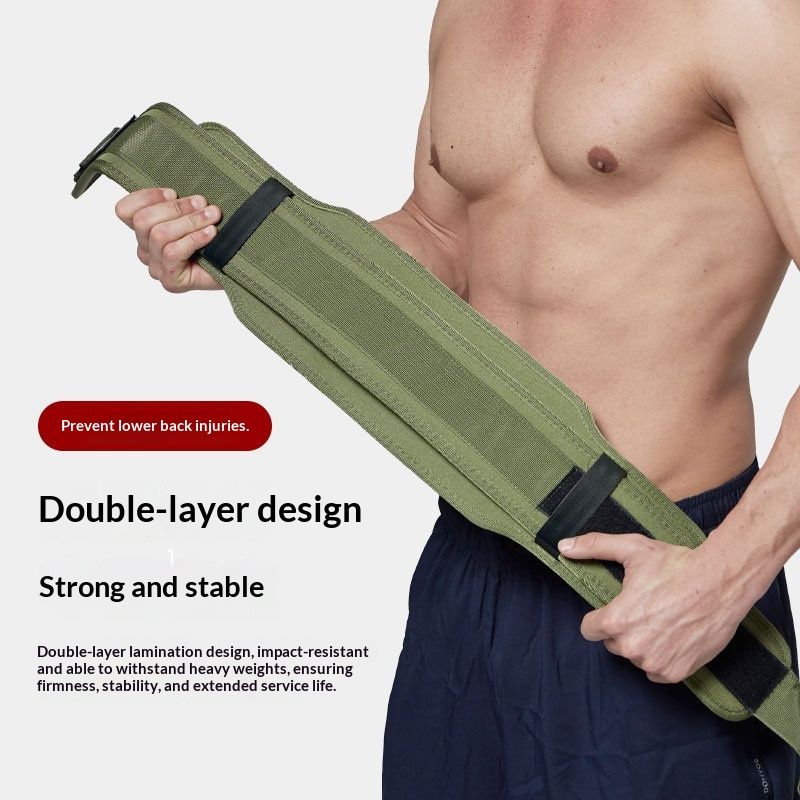 Fitness Belt Sports Belt Men's Squat Strength Training Pressurized EVA Hard Pull Mechanical Weightlifting Belt