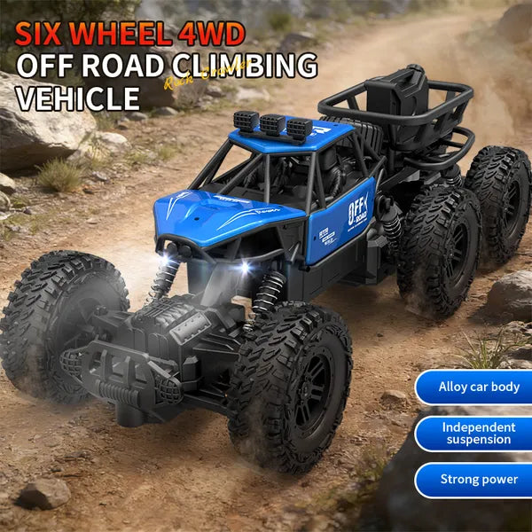 All-terrain Electric Toy Car, Alloy Car, 1-20 Scale Model Car, 2.4GHz R&C Off-road Car, High-speed Car, With Headlights And Shock Absorption, Birthday Gifts For Kids Over 3 Years Old
