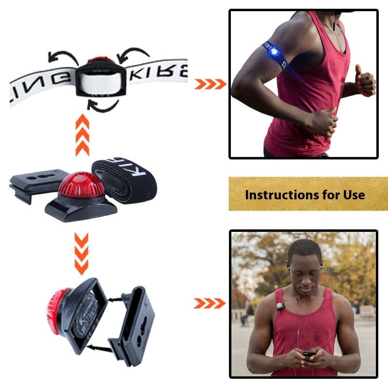 Run Light Sports Safety Arm Lamp Night Running Equipment