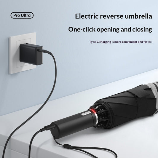 Smart Technology Electric Umbrella With Fully Automatic Opening And Closing