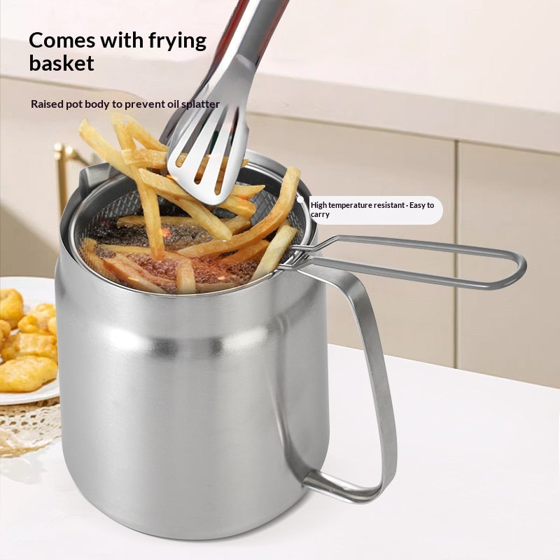 Thickened Stainless Steel Large-capacity Oil Strainer Jug For The Kitchen