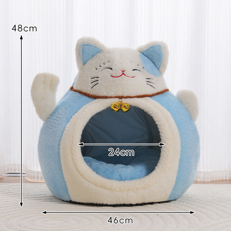 New Fortune Cat Bed Lucky Pet Nest