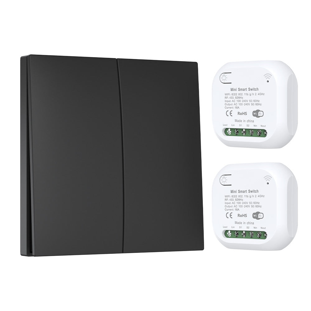 Wireless Smart Control Panel Featuring Self-powered, Wiring-free Design
