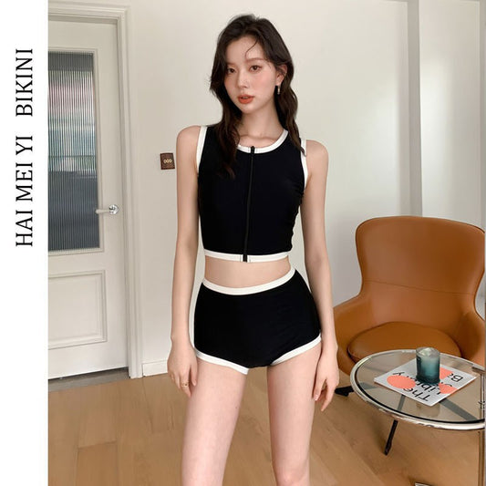 Korean-style Minimalist Fashion New Spa Resort Swimsuit Set