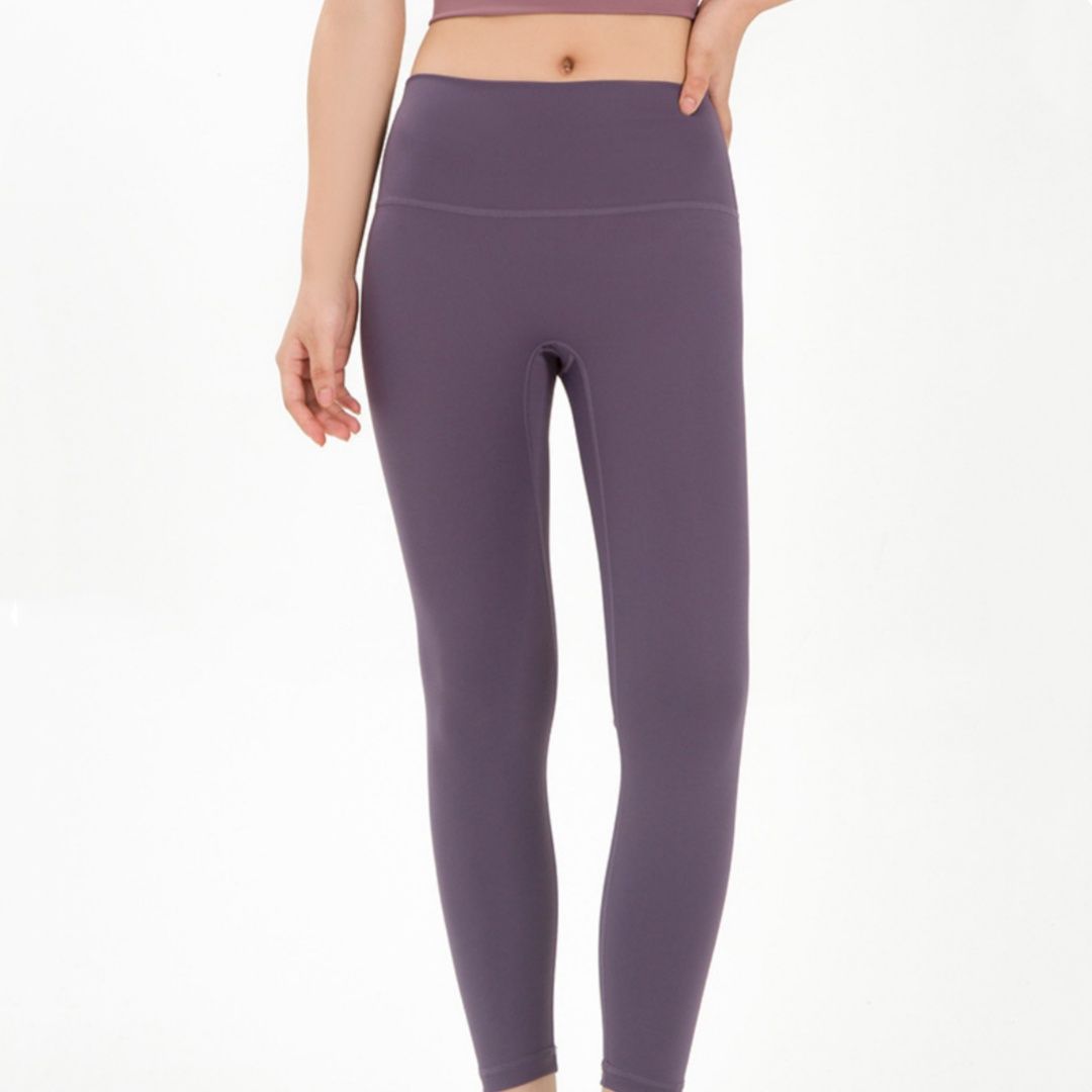 High Waist Yoga Pants Women's Seamless Nude Feel Fast Drying Clothes Sportswear