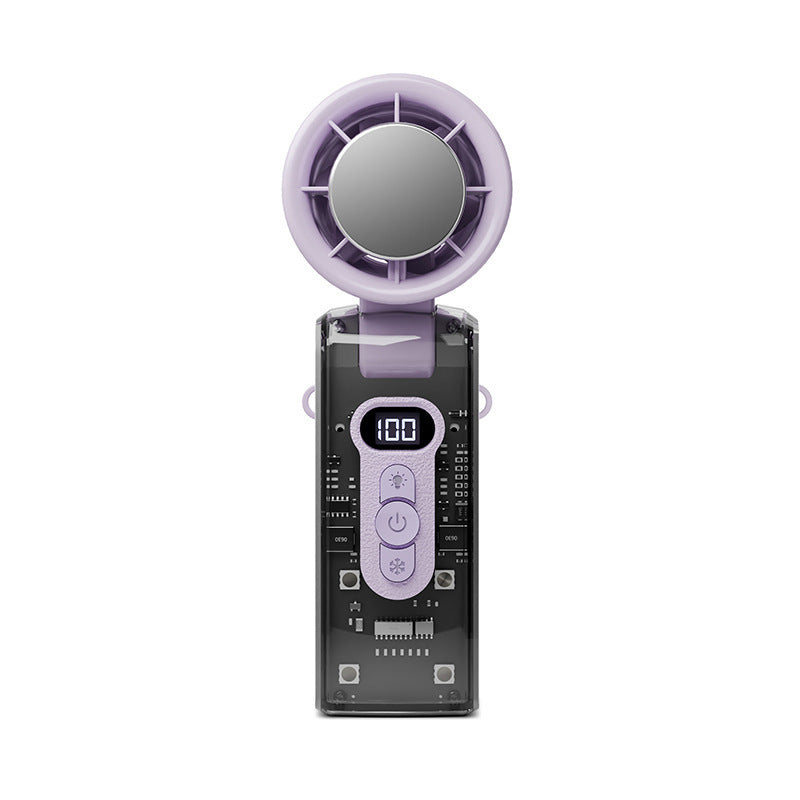 Handheld High-speed Folding Ice Cooling Fan