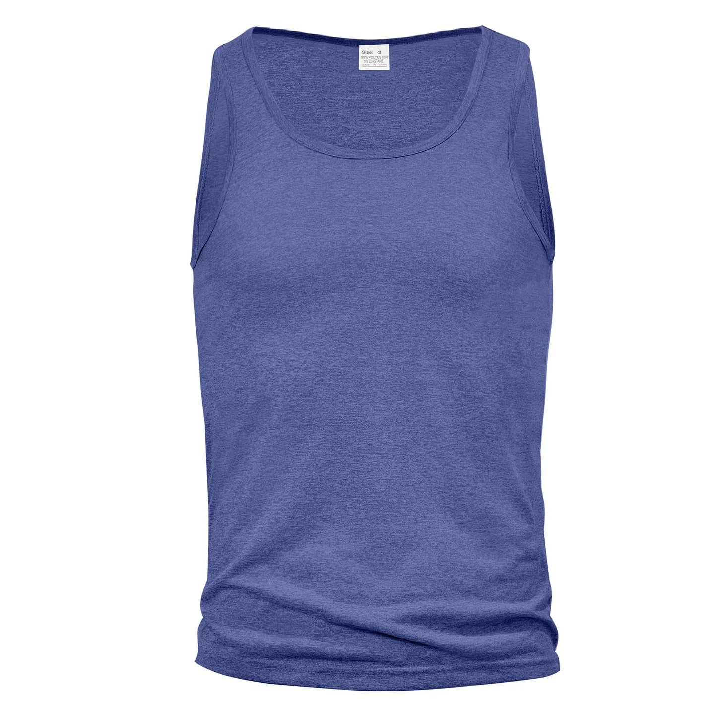 Summer Mens Solid-Color I-Strap Sleeveless Fitness Workout Training Casual Top