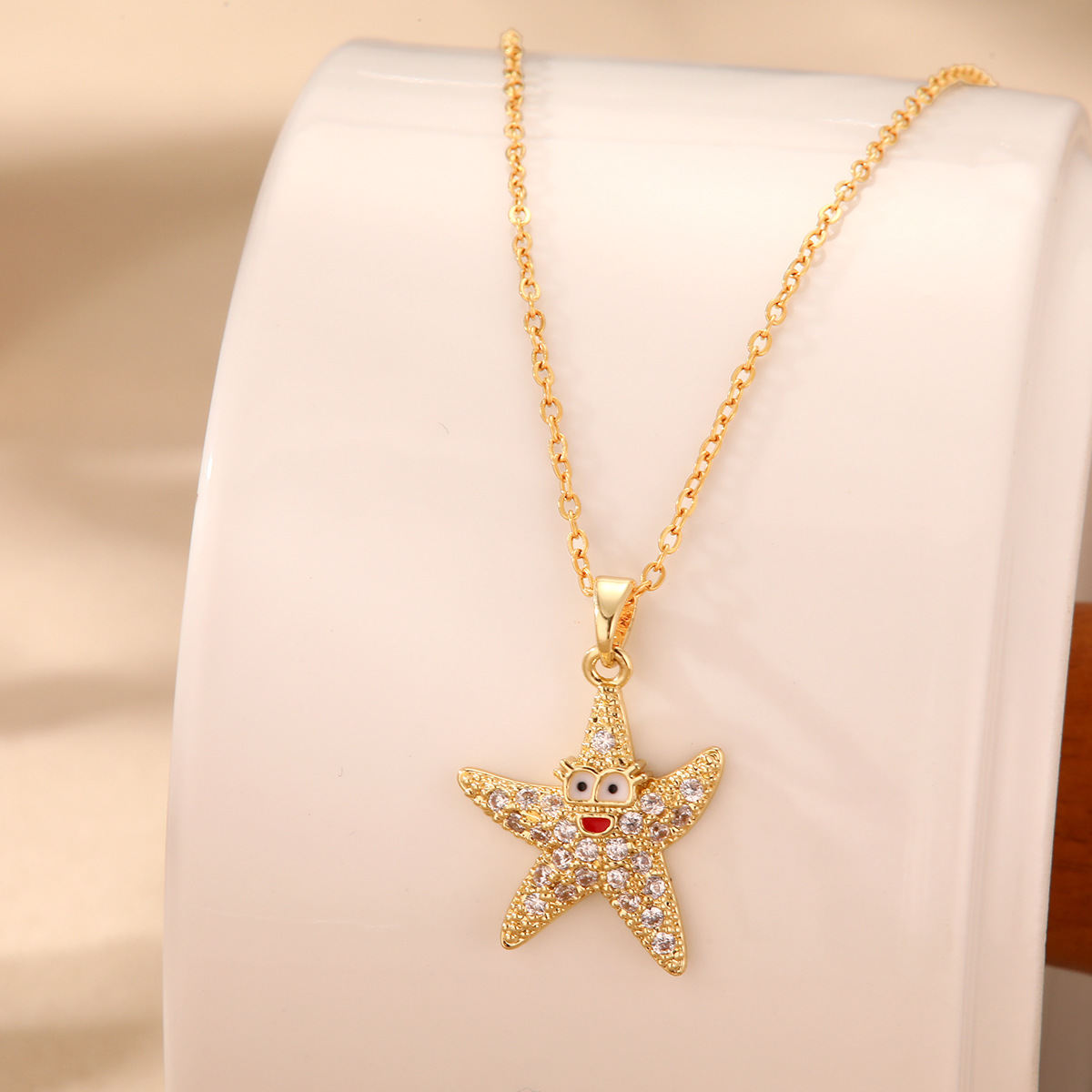 Ocean Series Starfish Necklace Accessories Women's Design Sense