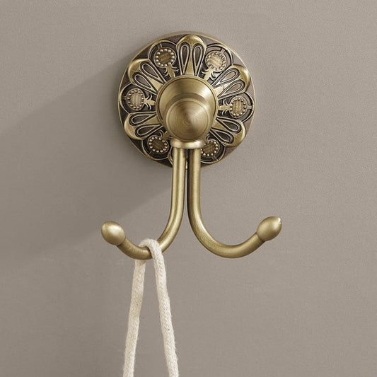 Retro Embossed Carved Coat Hook For Home Use