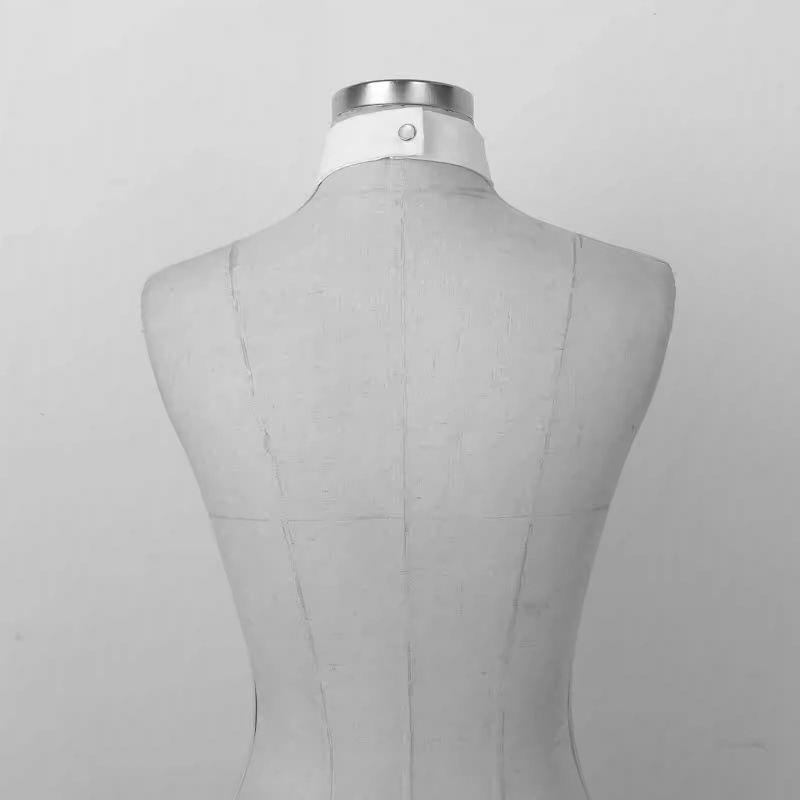Unisex Dance Stage Performance Bow Tie Thin Collar Accessories Detachable