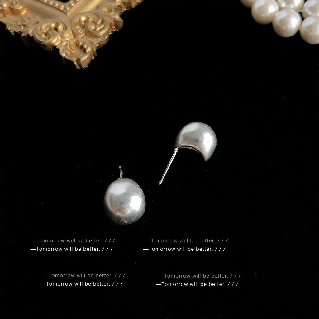 Retro Vintage Style Earrings Women Elegant Niche Stud Earrings Luxury Fashion Fine Jewelry
