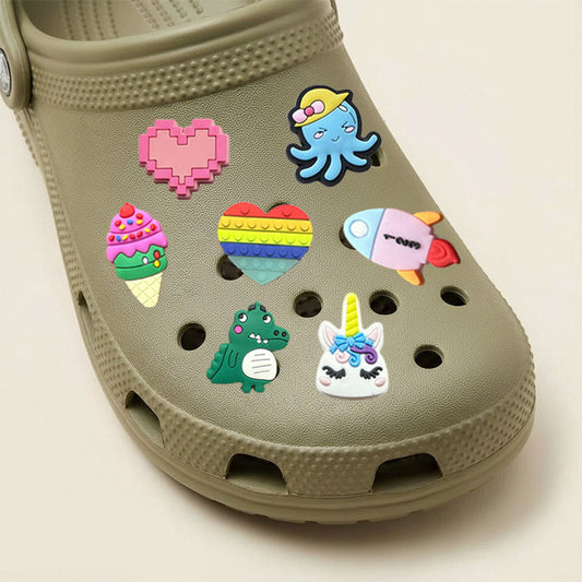 Colorful Fruit-shaped Hole Shoes Flowers Accessories