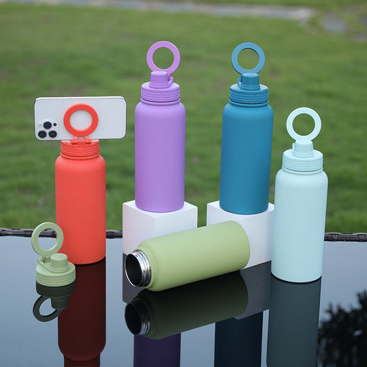 Large Capacity 1L Vacuum Cup Mobile Phone Magnetic Bracket