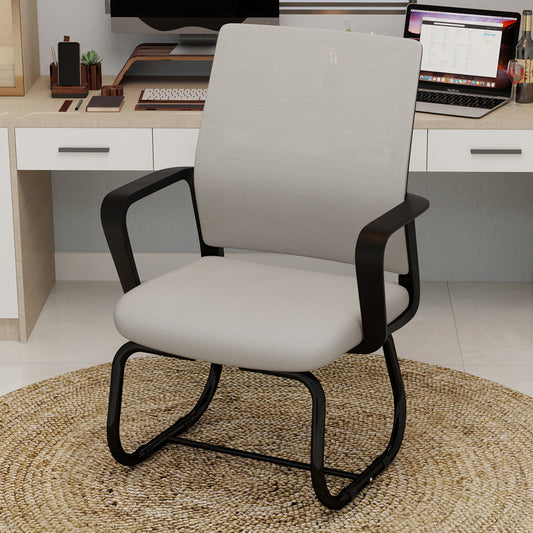 Minimalist Modern Office Chair - Metal Frame, Soft & Comfortable, Home & Office Use, Multiple Colors Available