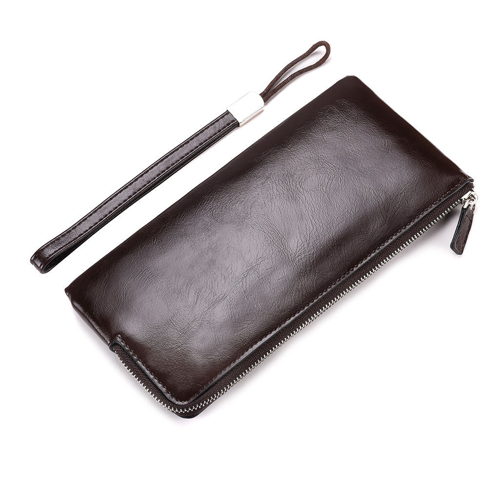 Men's Wallet Long Zipper Mobile Phone Bag