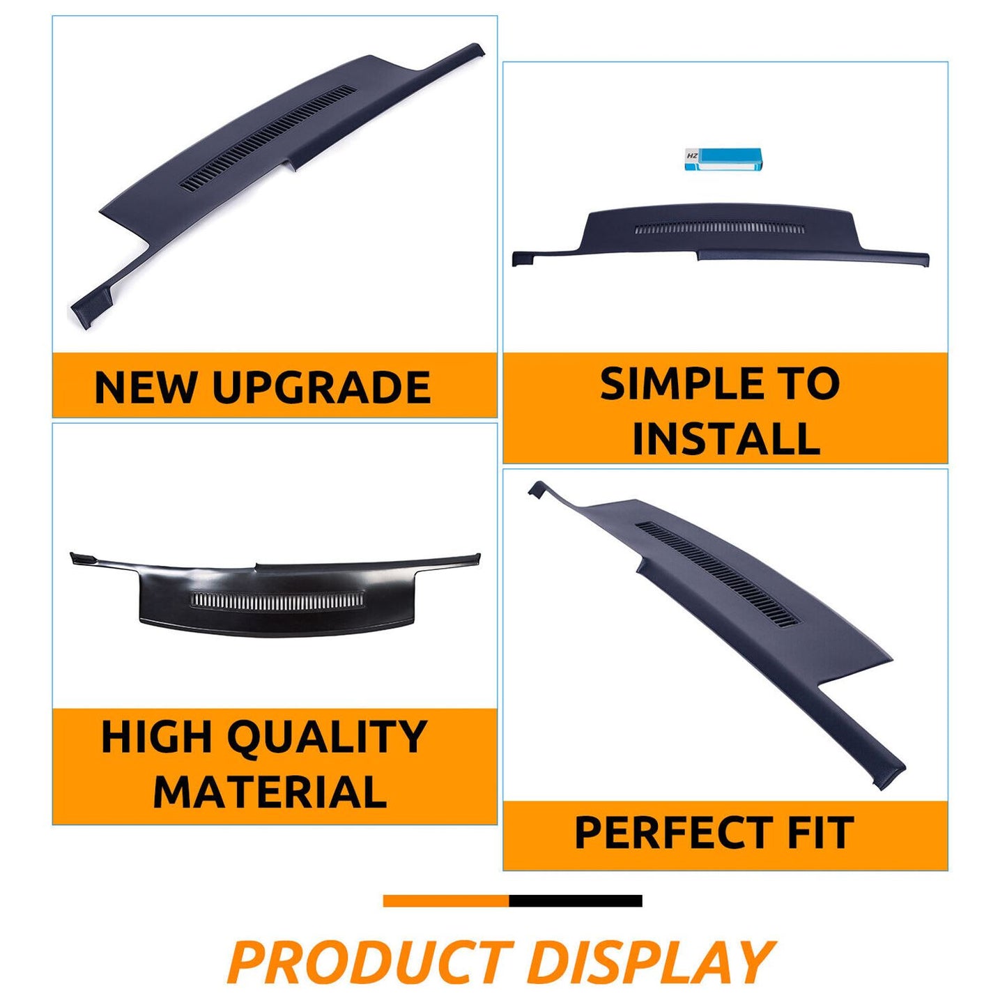 FOR CHEVY SILVERADO C-K 1500 1988-1994 1993 92 Dark Blue Dash Cover Cap Overlay