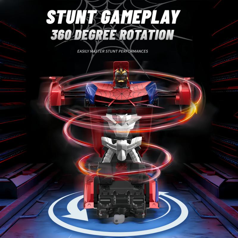 Multifunctional Transforming Vehicle Toy  Racing And Robot Modes  Perfect Gift For Kids