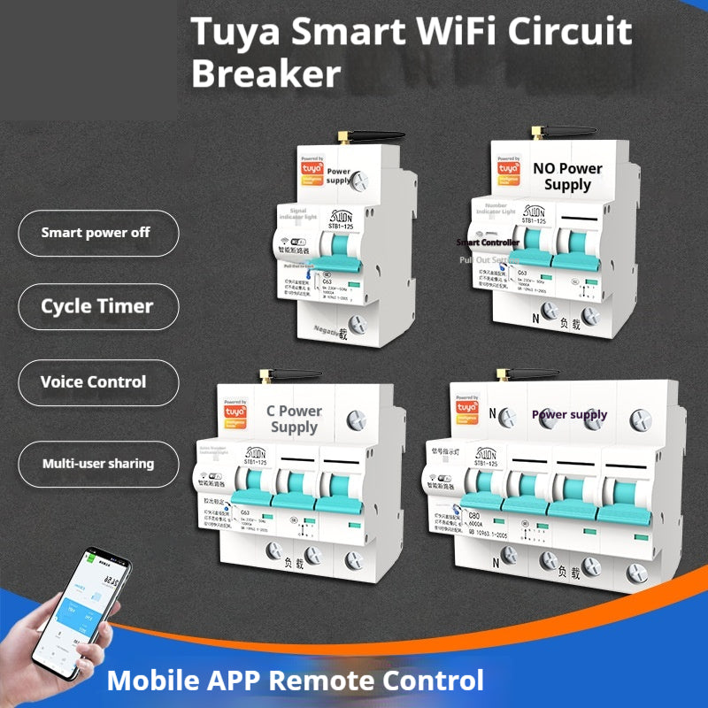 Tuya Wireless Timed Master Control, Remotely Operated Via Mobile App