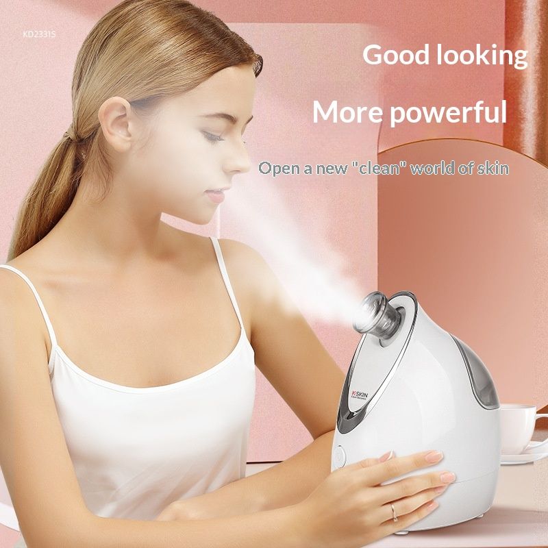 Hot Steam Facial Steamer Beauty Device Nano-spray Hydrating Tool