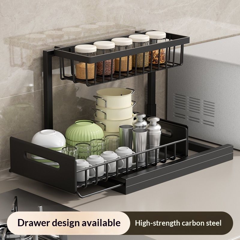 Under-sink Storage Rack For The Kitchen Sink