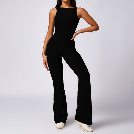 Peach Hip Lifting Sport Yoga Bodysuit Women's Casual