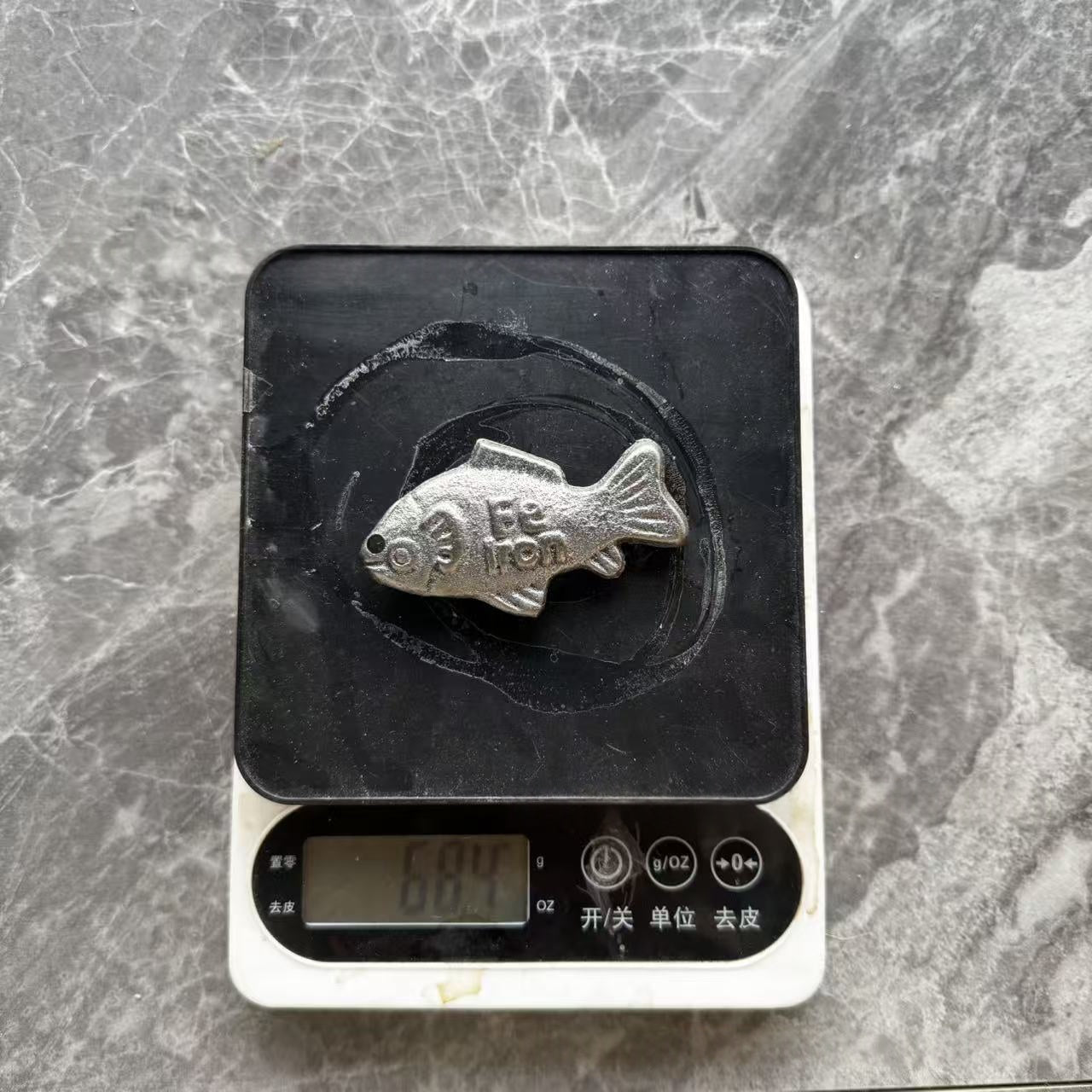 Wrought Iron And Cast Iron Fish-shaped Accessories