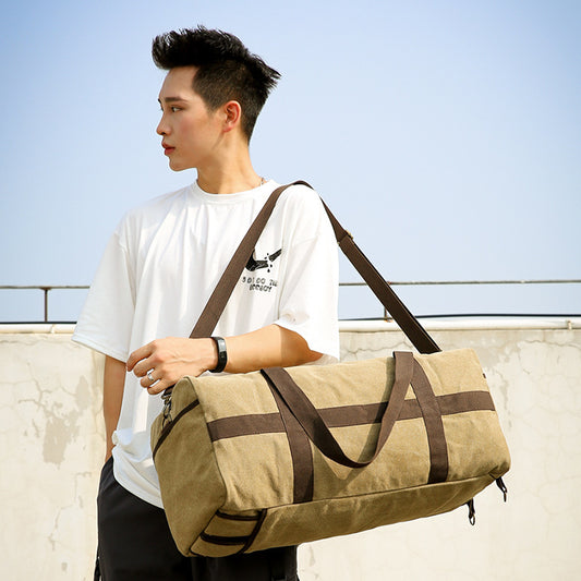 Canvas Luggage Bag Short-distance Outdoor Computer Backpack