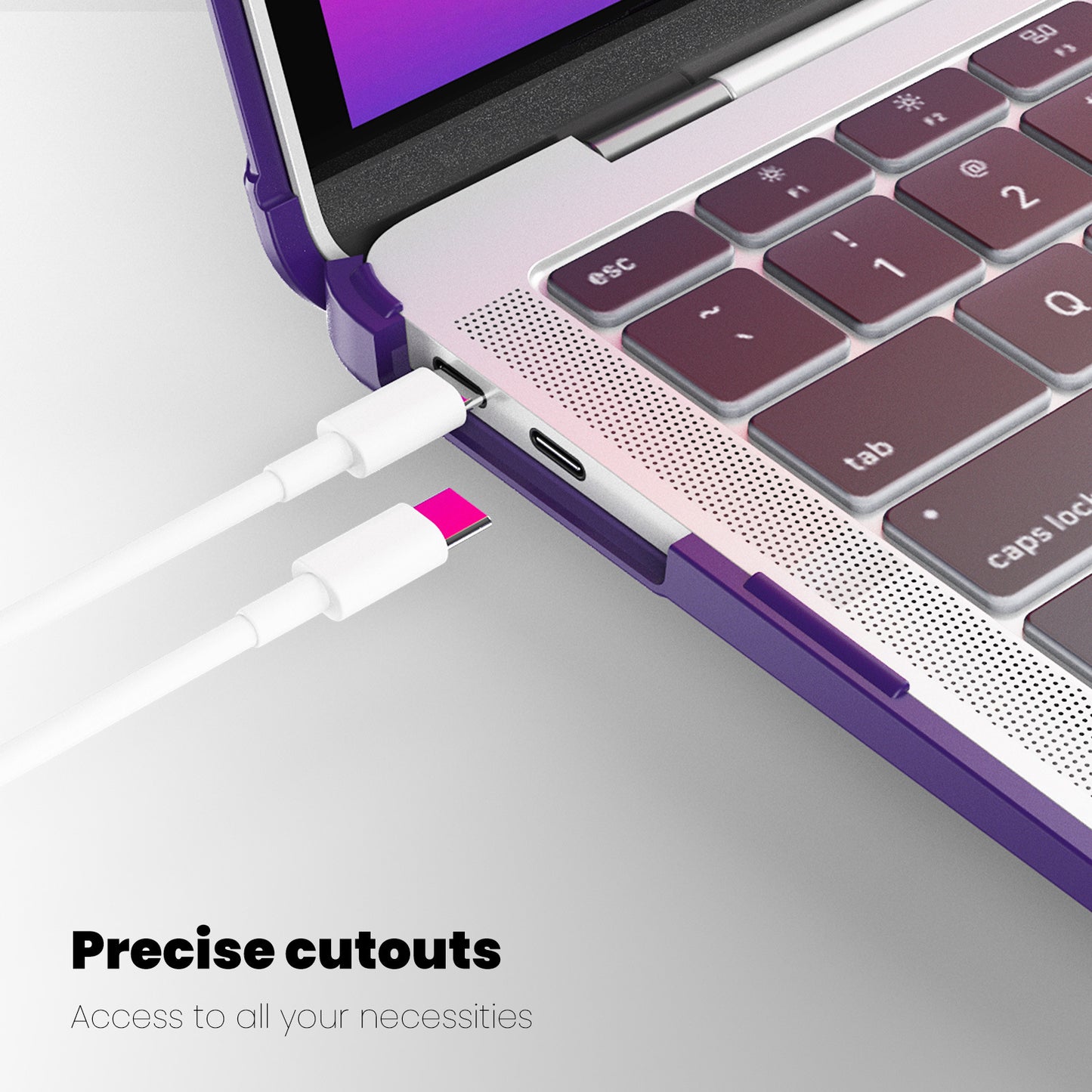 Air13 Laptop Case Transparent Frosted Cooling Bracket Anti-fall Shell