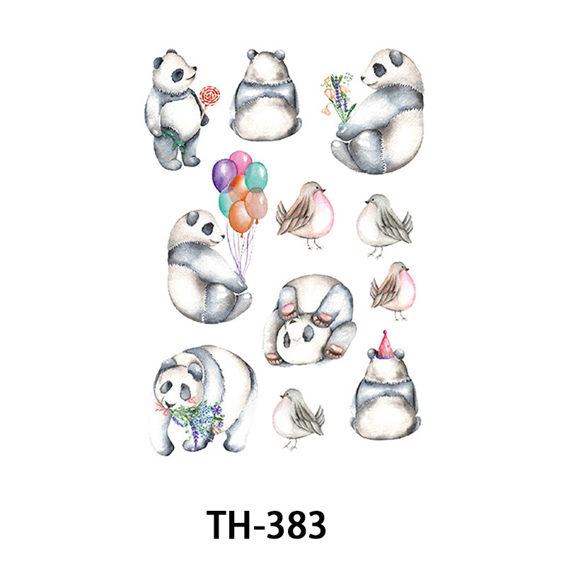 Half-sleeve Tattoo Stickersfox Wolf Head Floral Designs And Morerealistic Body Art