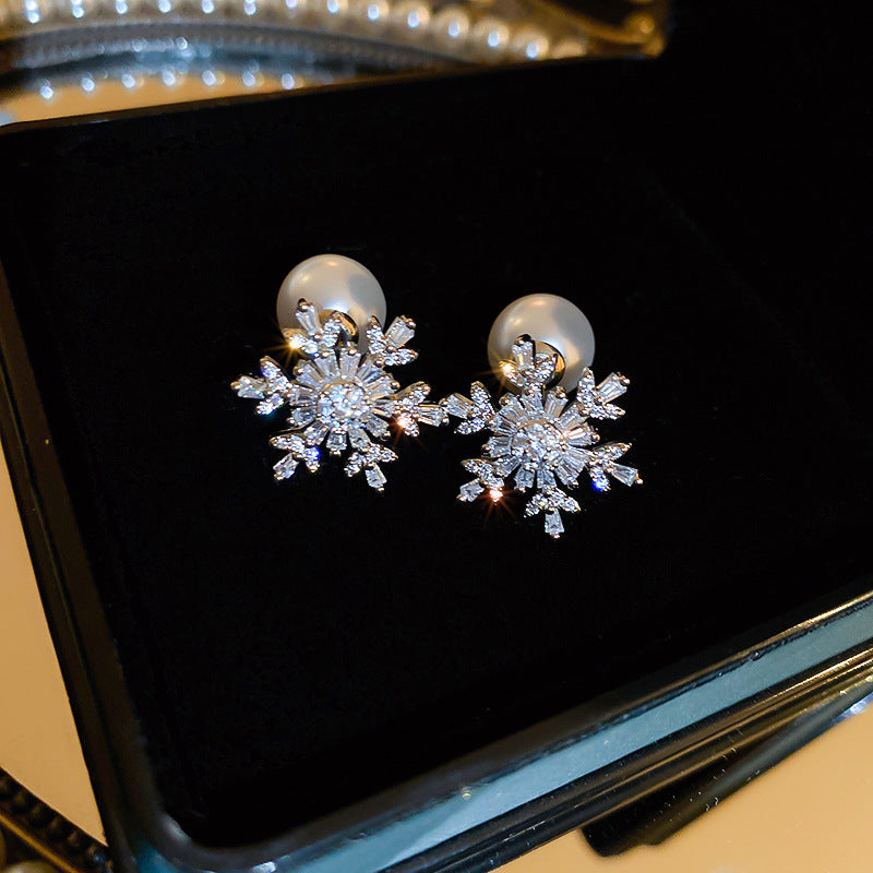 Classic Vintage Geometric Earrings Women Rhinestone Pendant Studs  Elegant Gift