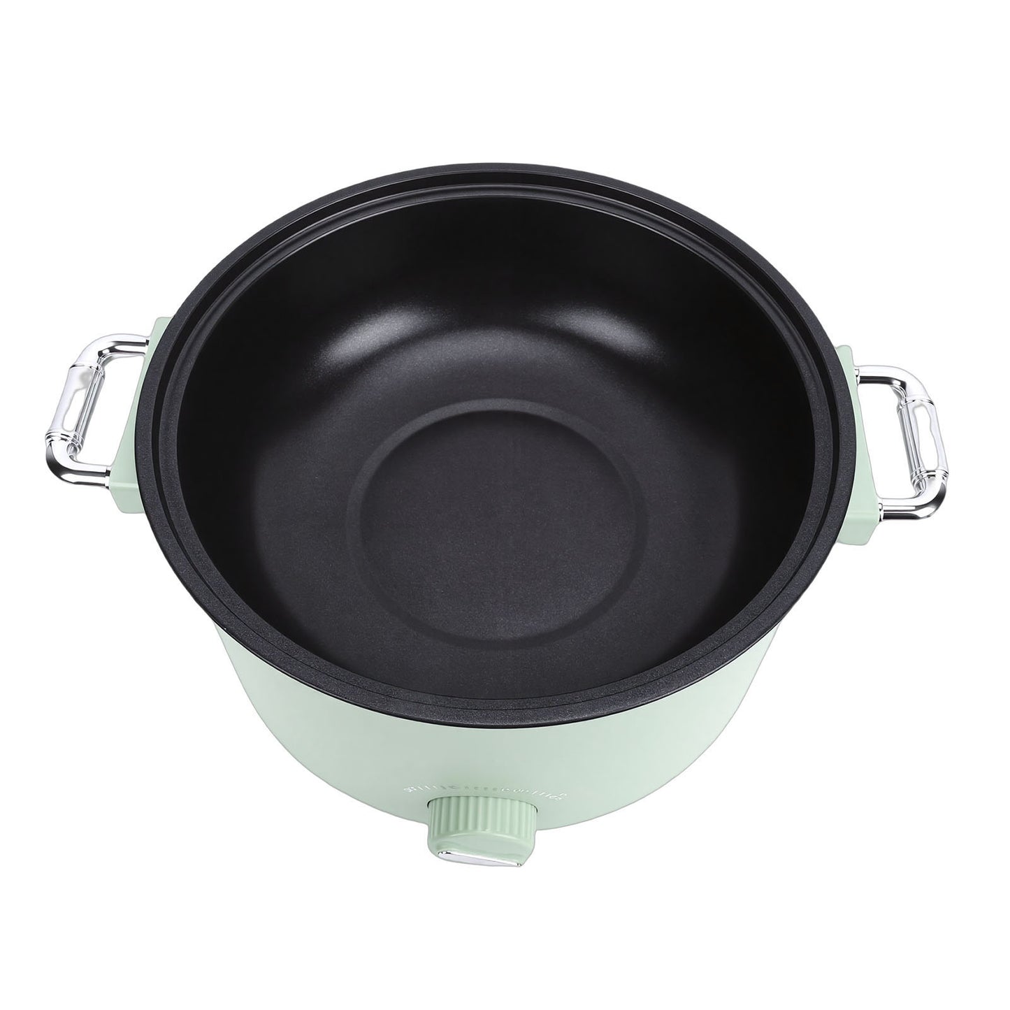 Electric Hot Pot 800W 3L Food Grade Nonstick Coating Multifunctional Electric Cooker With Steam Basket For Steak Rice Noodles Soup US Plug