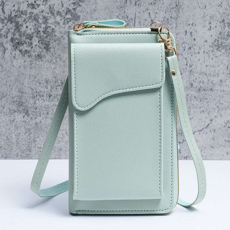 Fashionable Korean-style Shoulder And Crossbody Bag Womens Long Wallet