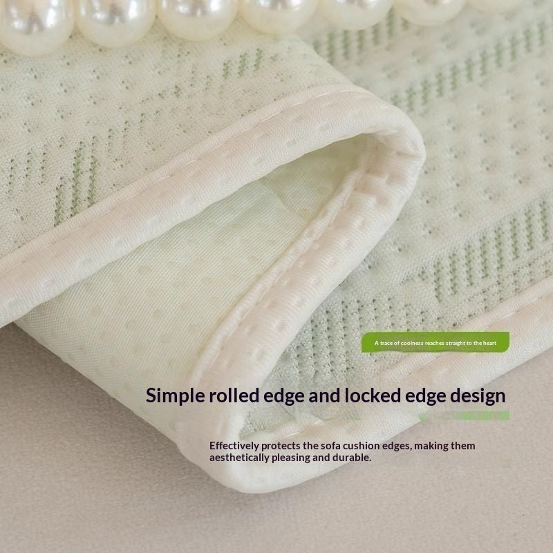 One-piece Ice-silk Cooling Seat Cushion With Non-slip Design