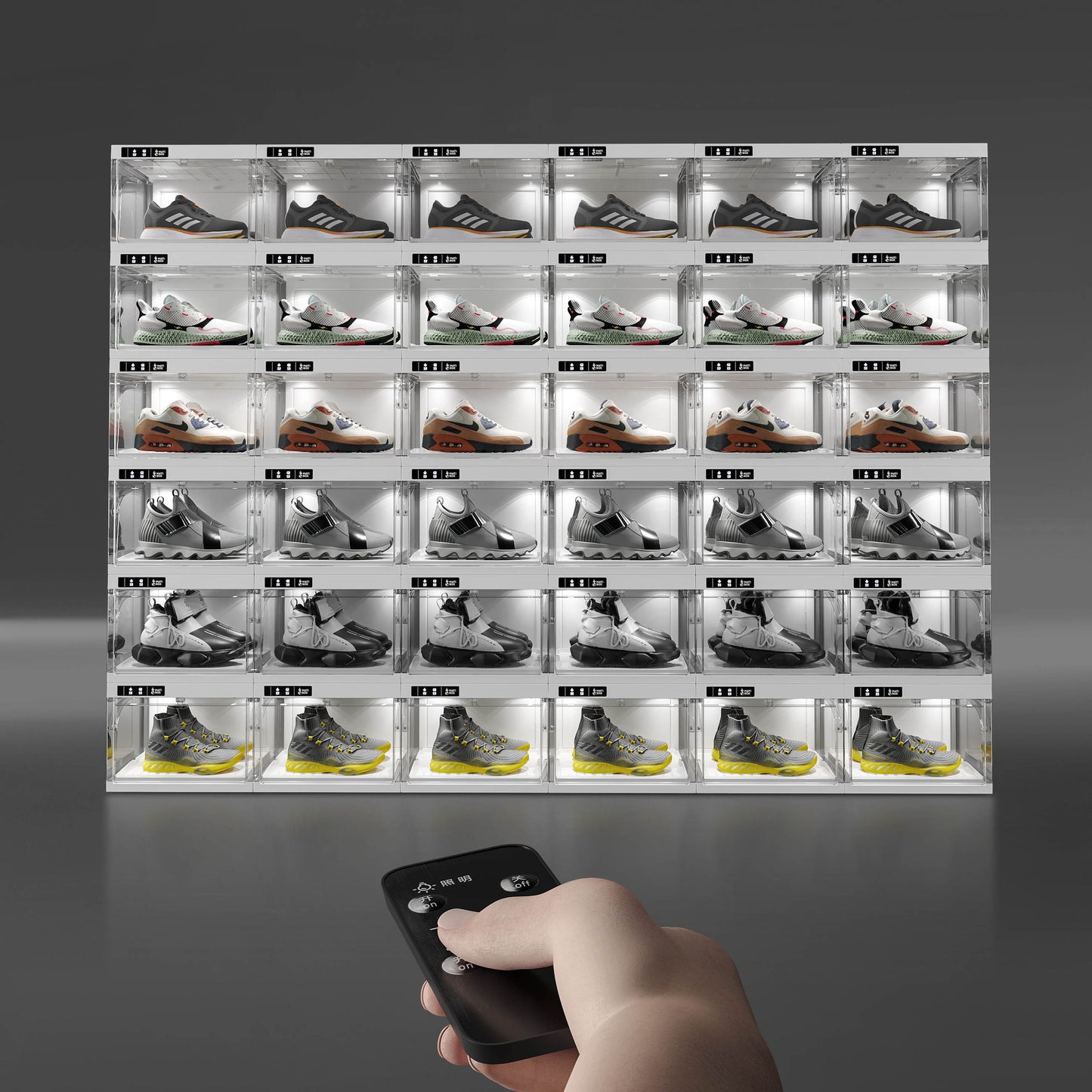 Household Smart Display Box, Simple And Modern Basketball Shoe Box