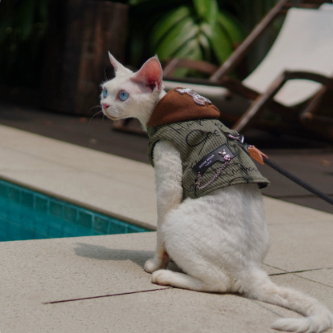 Outdoor Pet Half-Shirt For Hiking And Camping