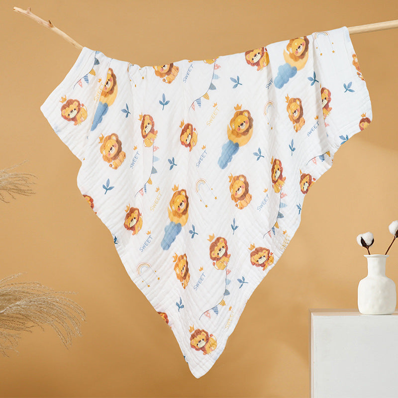 Class A Spring Summer Baby Bath Towel Pure Cotton Gauze