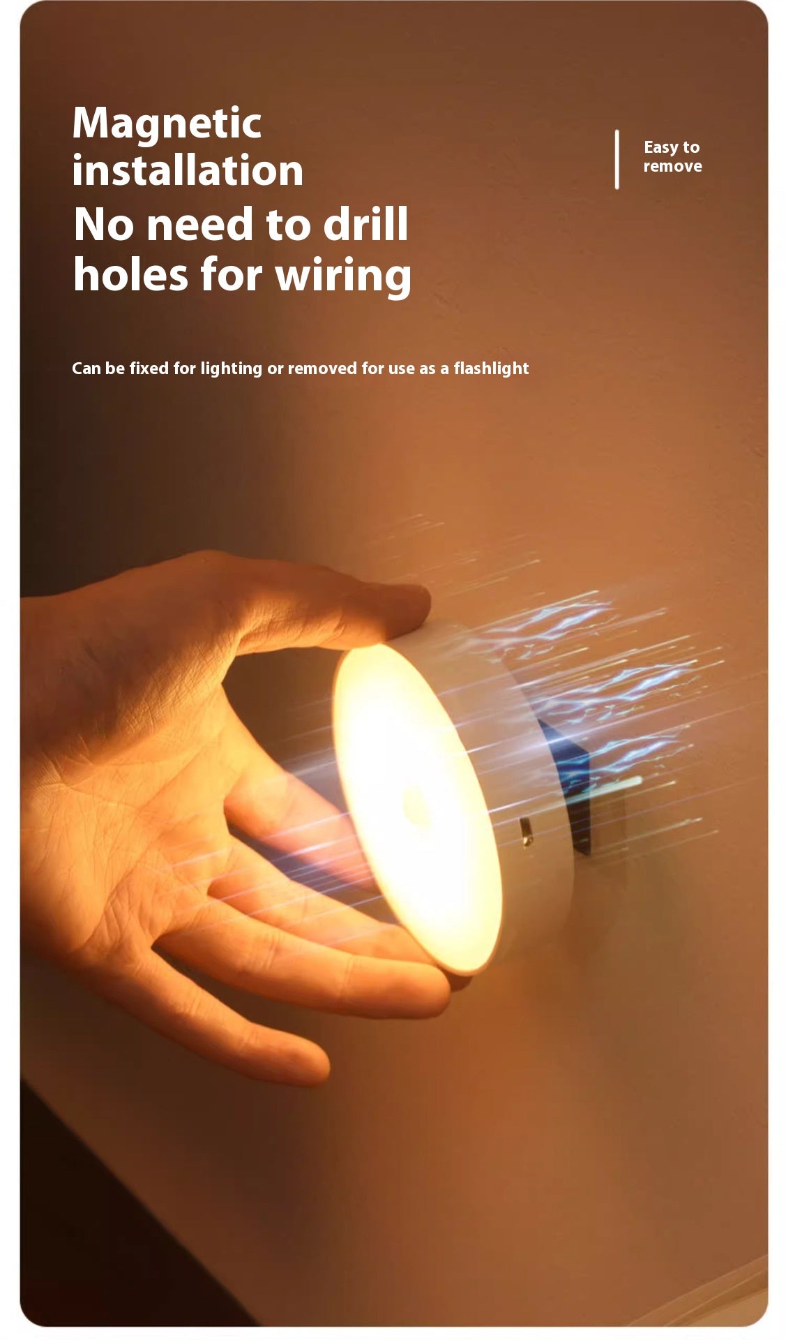 Wireless Smart Infrared Sensor Lamp Aisle Cabinet LED Small Night Lamp