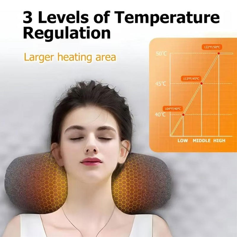3 In 1 Electric Cervical Neck Massager Pain Shoulder Relief Body Muscle Relax UK