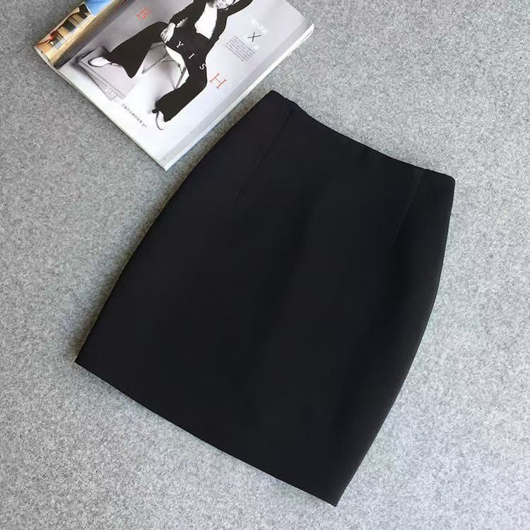 New Summer And Autumn Style Simple High-waisted A-line Solid Color Short Skirt