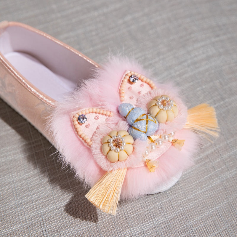 Cute And Interesting Traditional Chinese Lion Dance Handmade New Chinese-style Folk Costume Tiger-head Shoes For Women Of Adult Size, Suitable For Summer 2026, For Home Wear, Outdoor Sandals, Single S