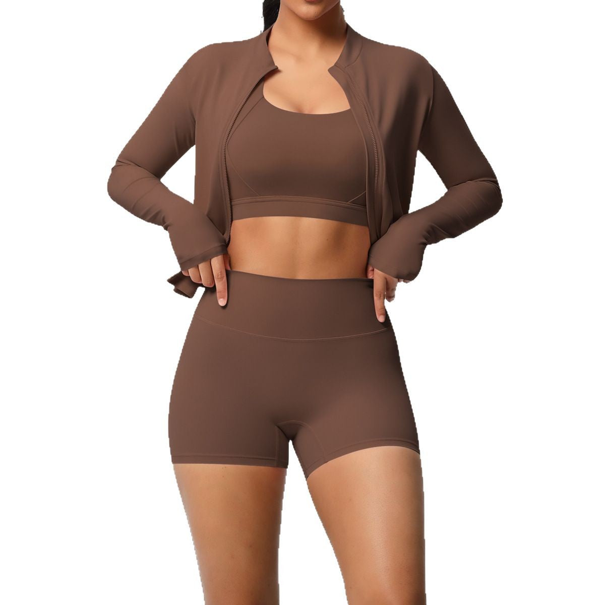 Three Items Leisure Pilates Running Fitness And Yoga
