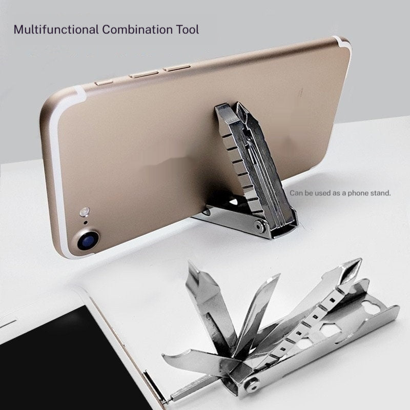Multi-function Keychain With Phillips And Flathead Screwdriver, Portable For Outdoor Use